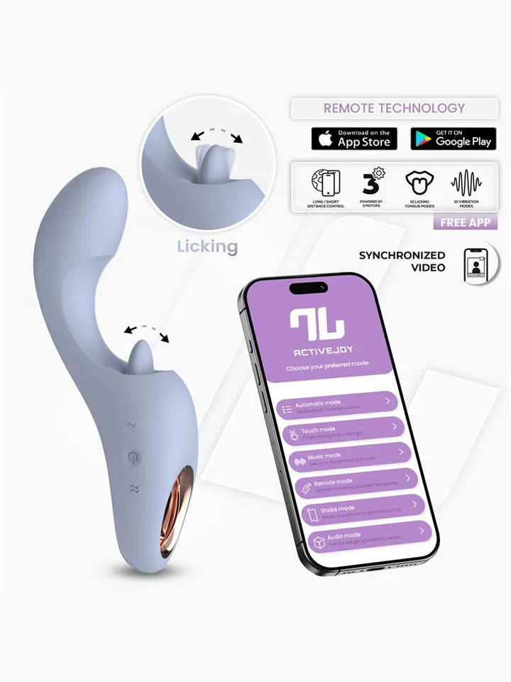 Licky Licking Tongue Vibrator With App | Uncategorized | Intimast
