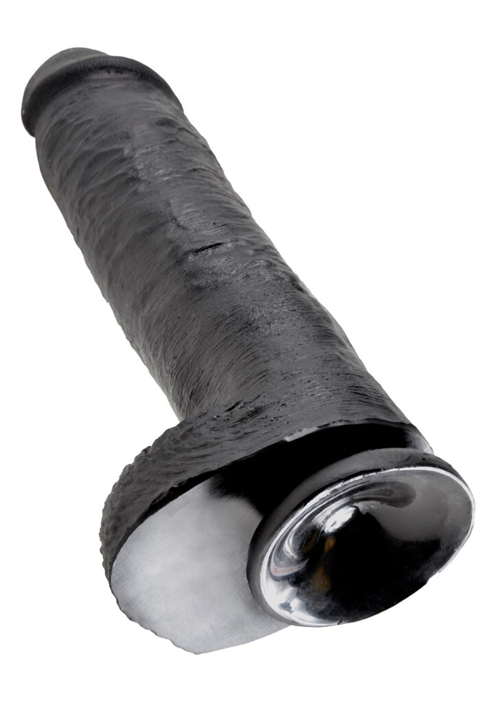 KING COCK 11 INCH W/ BALLS BLACK - Längd 28 cm -XXL dildo-4