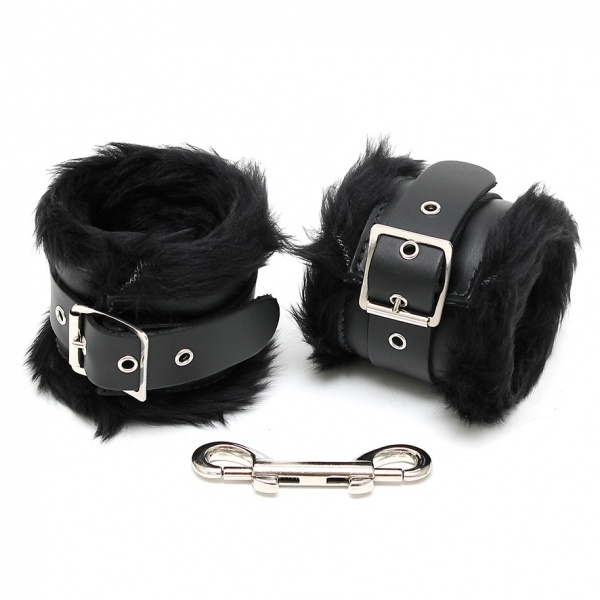 Rimba - Padded footcuffs with Fur-2