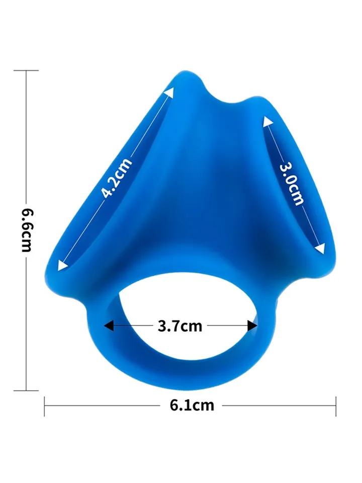 Pinnacle Pro Trio Grip Enhancer Penis Ring - Penis & pungring 0