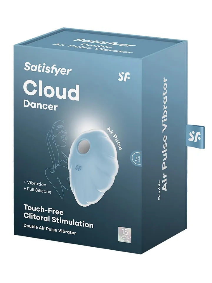 Satisfyer Cloud Dancer Blue - Lufttrycksvibrator 0