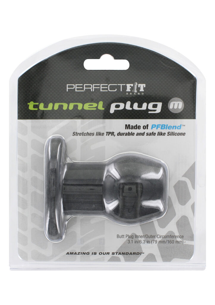 PERFECT FIT TUNNEL PLUG BLACK M-2