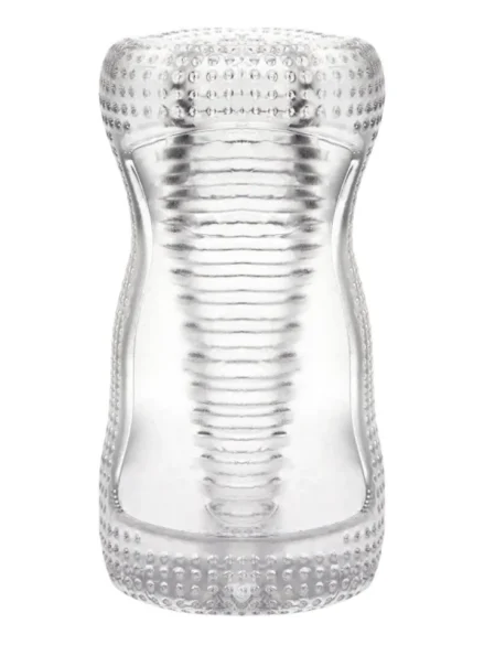 Ice Girl Clear Striated Masturbator - Stroker 0