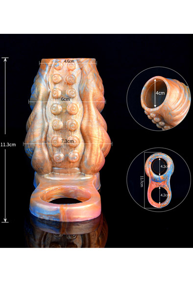 Pink Alien Fantasy Sleeve 11,3 cm - Penisförlängare/Sleeve 0