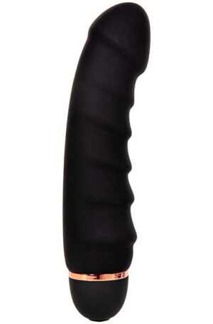 Black Amazing Ribbed Vibrator - Vibrator 0