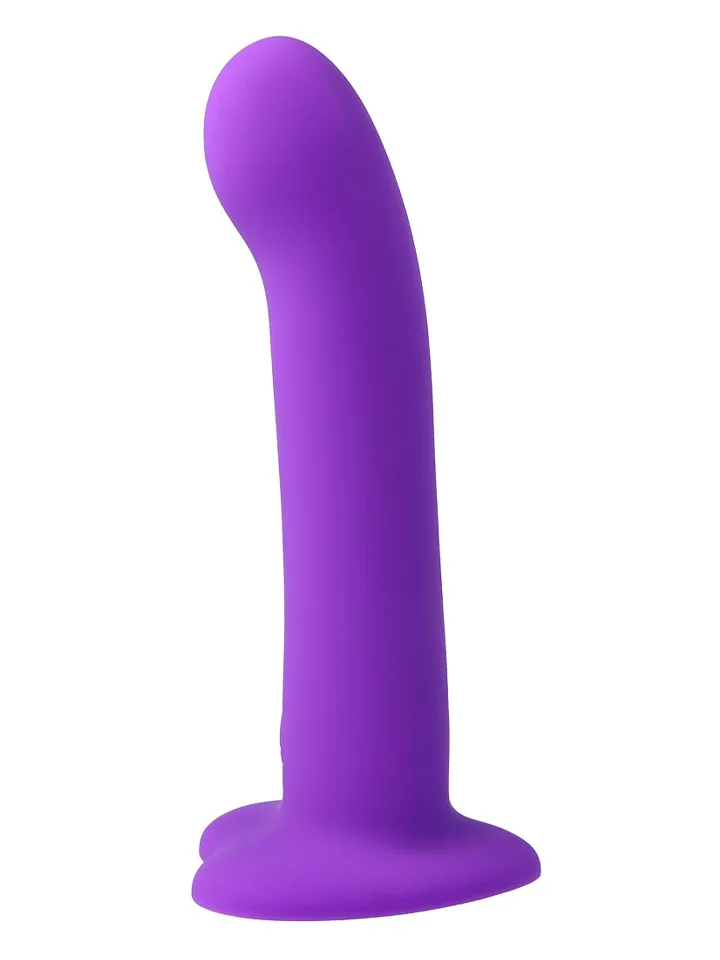 Vibrating Silicone Dildo With Remote 18 cm - Dildo med vibrator 0