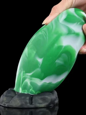 Emerald Egg Plug 15,5 cm - XL Buttplug 0