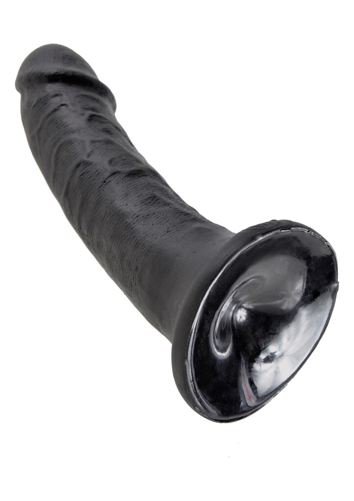 KING COCK 6 INCH BLACK DILDO-4