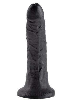 KING COCK 7 INCH BLACK DILDO-1