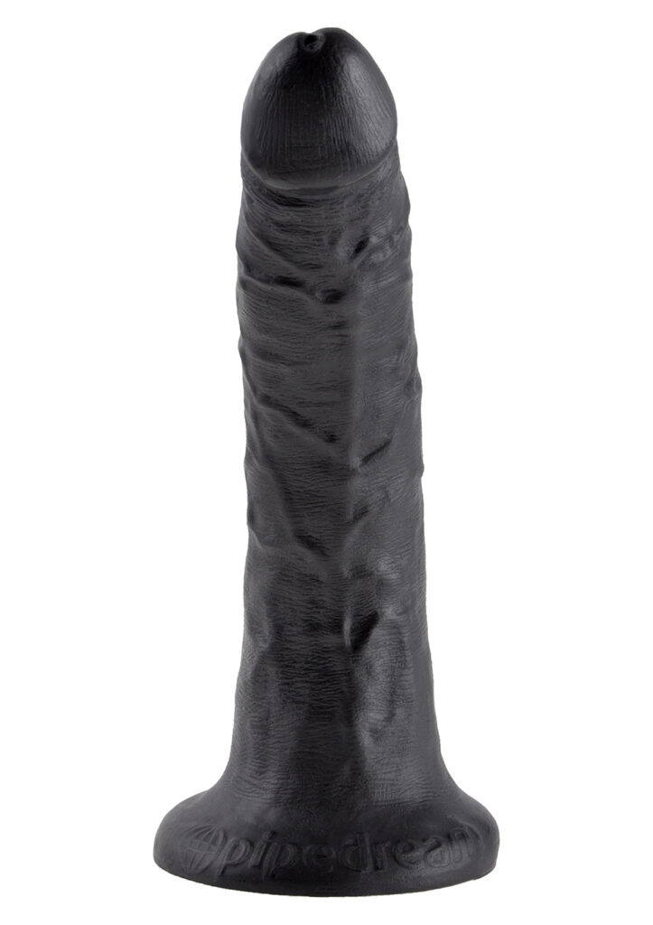 KING COCK 7 INCH BLACK DILDO-1