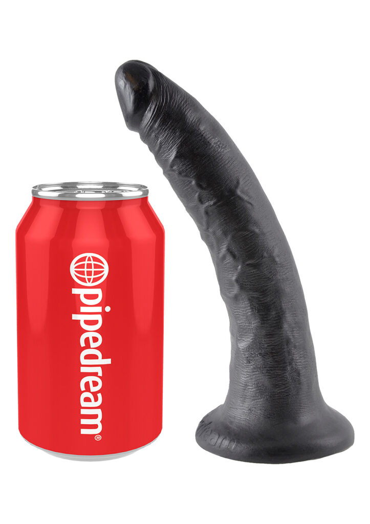 KING COCK 7 INCH BLACK DILDO-2