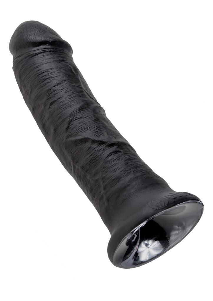 KING COCK 8 INCH BLACK DILDO-4