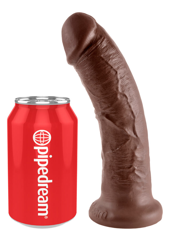 KING COCK 8 INCH BROWN DILDO-3