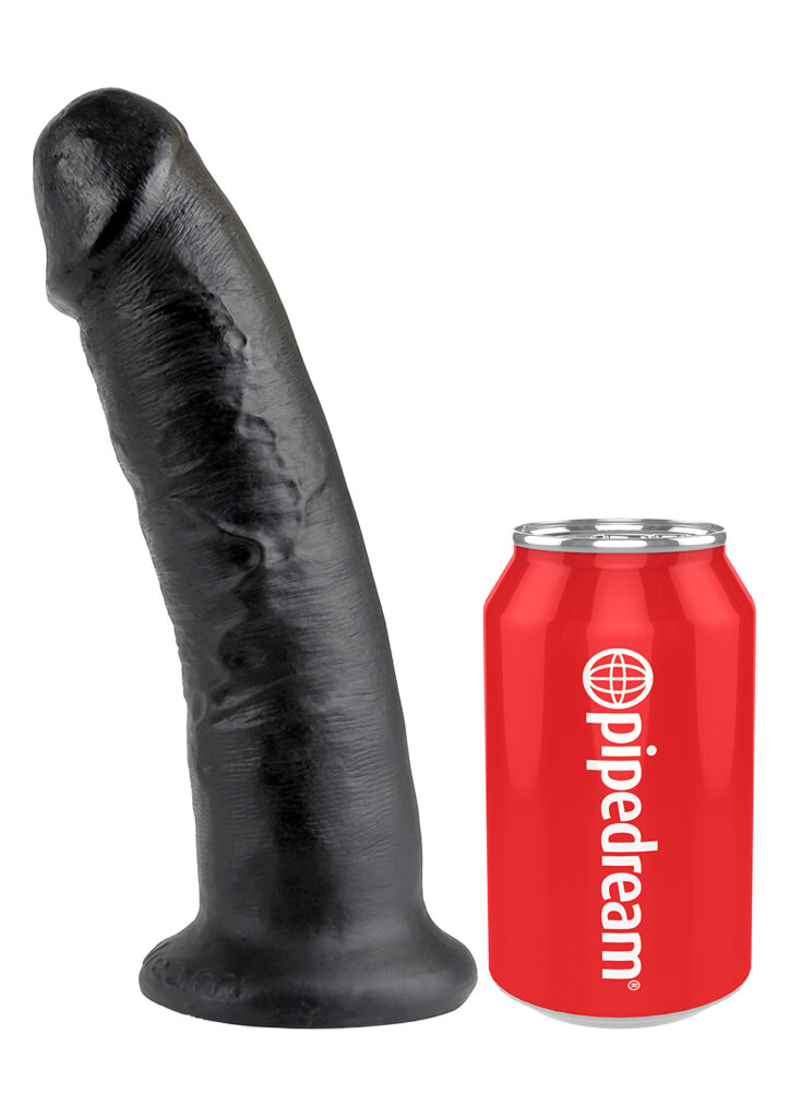 KING COCK 9 INCH BLACK DILDO-1