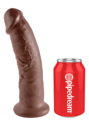 KING COCK 9 INCH BROWN DILDO-1