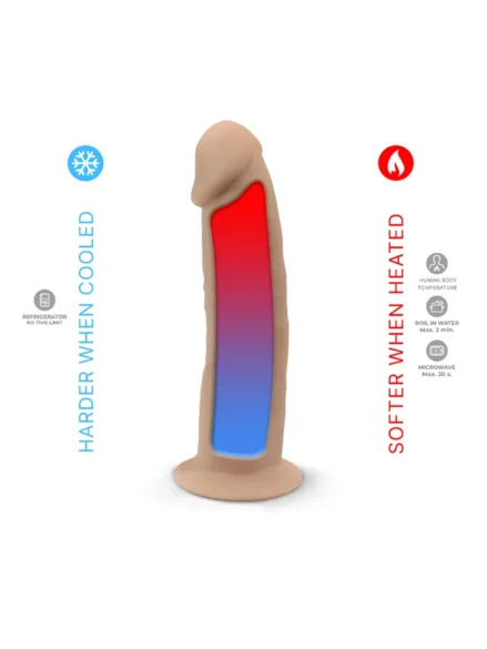 Silex-D Vibrating Dildo 17,5 cm - Dilator med vibration 0