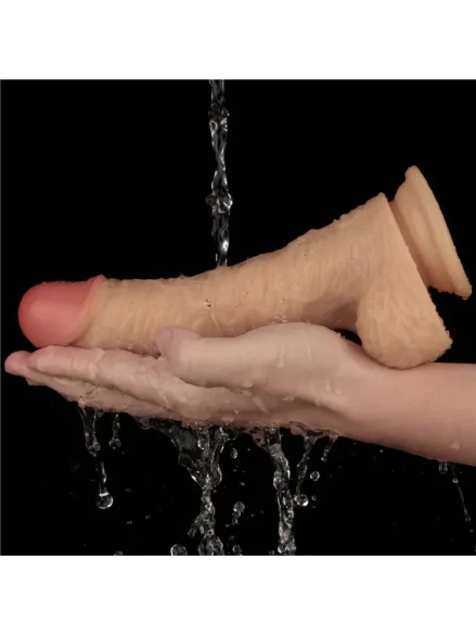 Realistic Vibrating Power Cock 22 cm - Dildo med vibrator 0