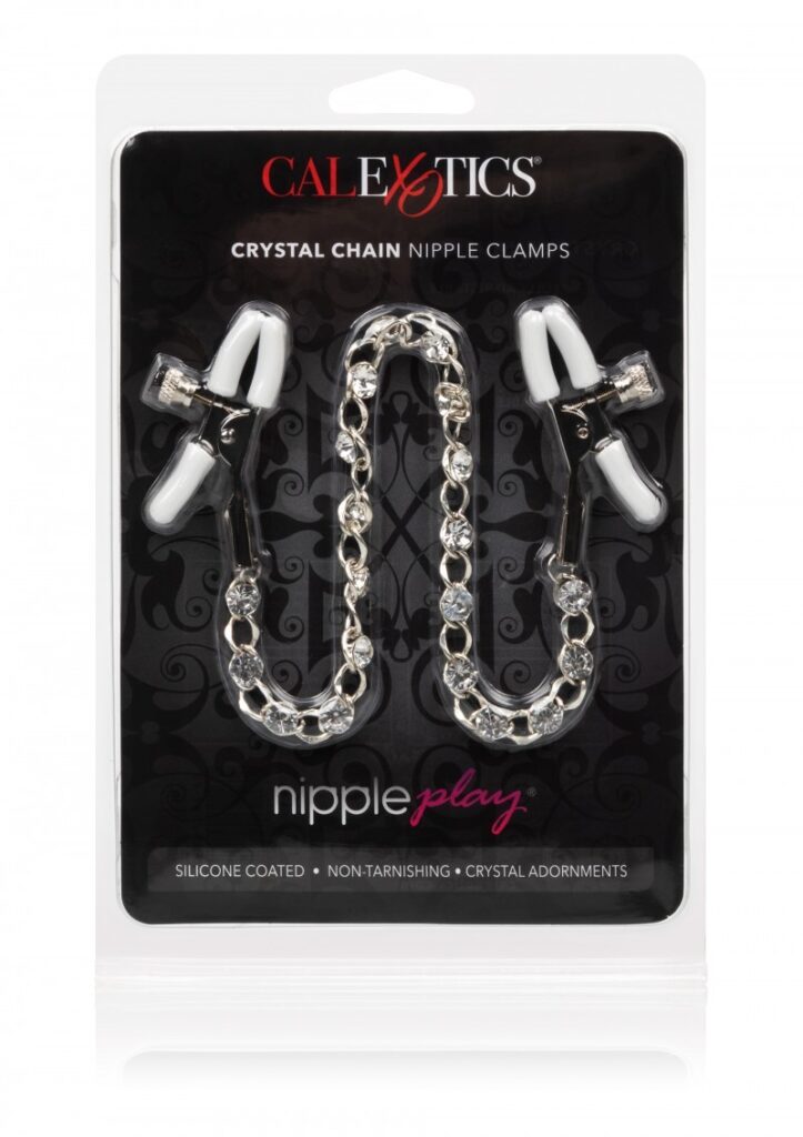 Crystal Chain Nipple Clamps-4