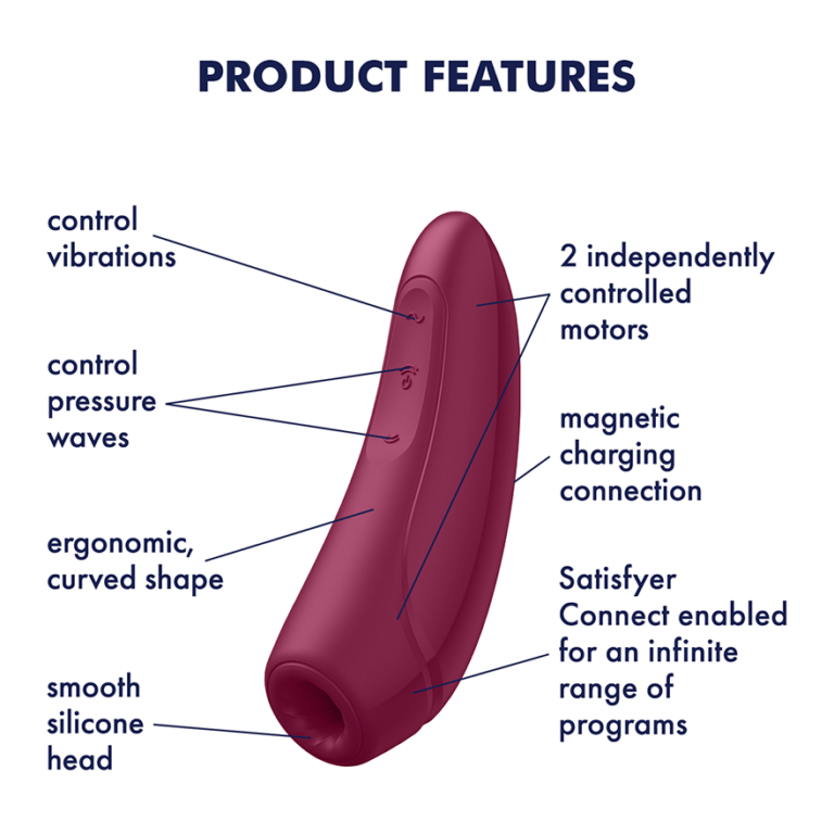 Satisfyer Curvy 1+ Rose Red - RÖD-3