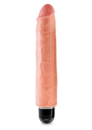 King Cock 10 Inch Vibr Stiffy Flesh-1