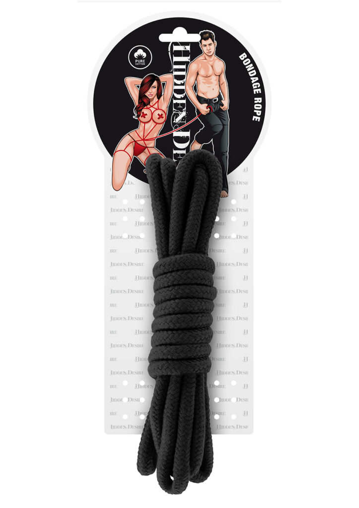 BONDAGE ROPE 3 METER BLACK-1