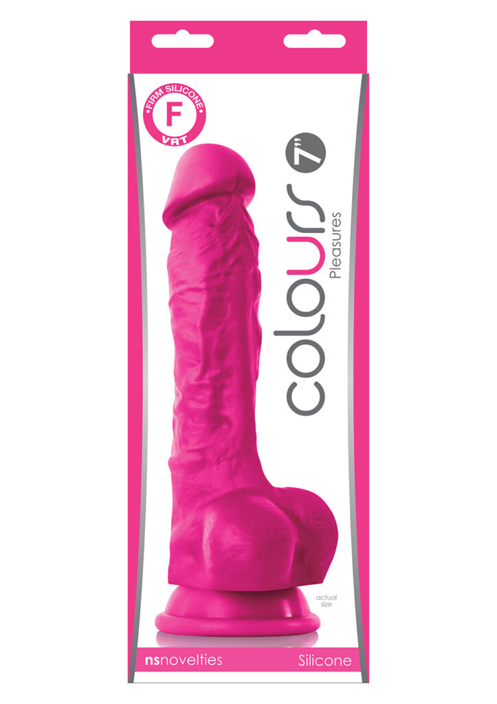 COLOURS PLEASURES 7'' DILDO PINK-2