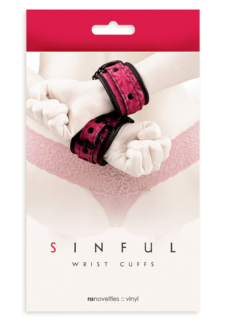 SINFUL WRIST CUFFS PINK BOJOR-1