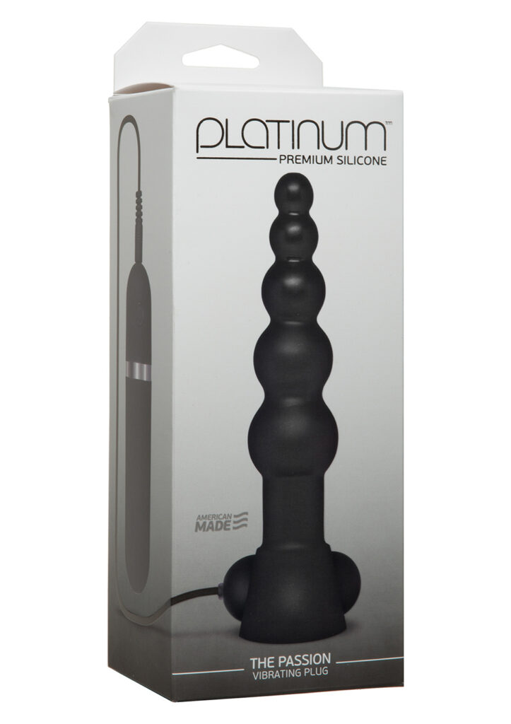 PLATINUM THE PASSION VIBR PLUG BLCK-2