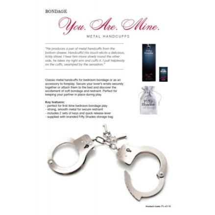 You are Mine - Metal Handcuffs-4
