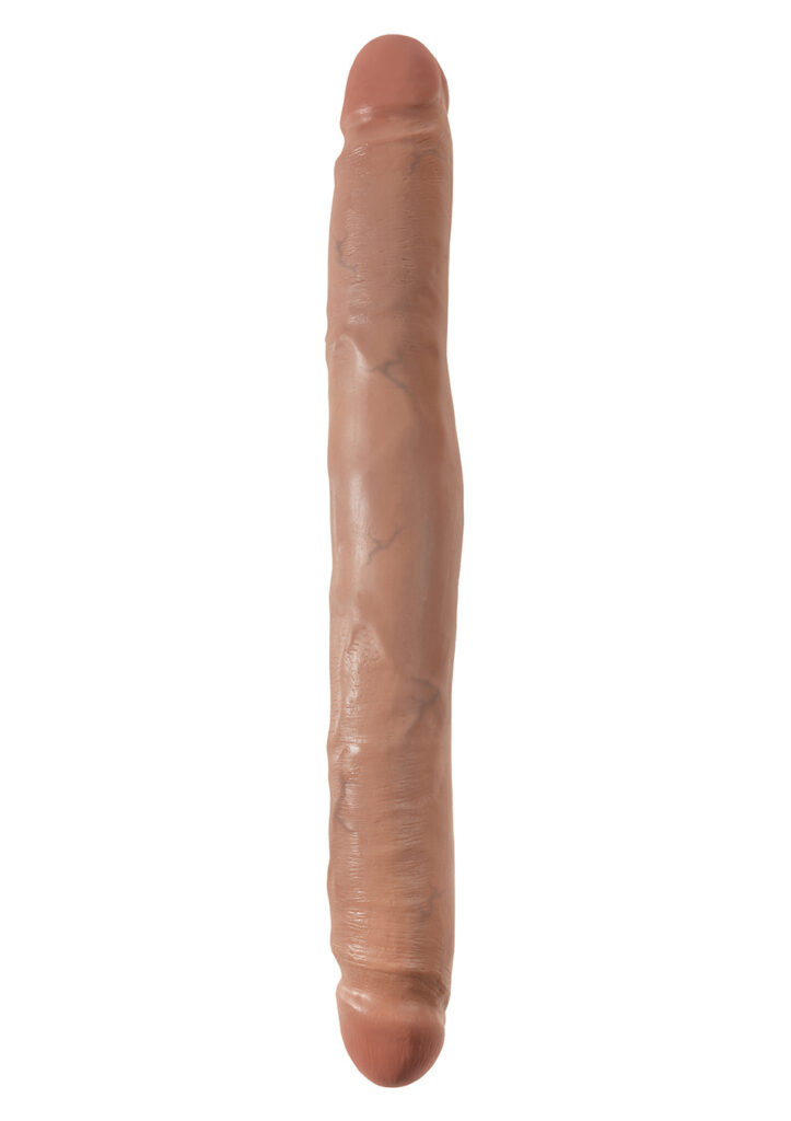 KING COCK 12'' SLIM DOUBLE DILDO-1