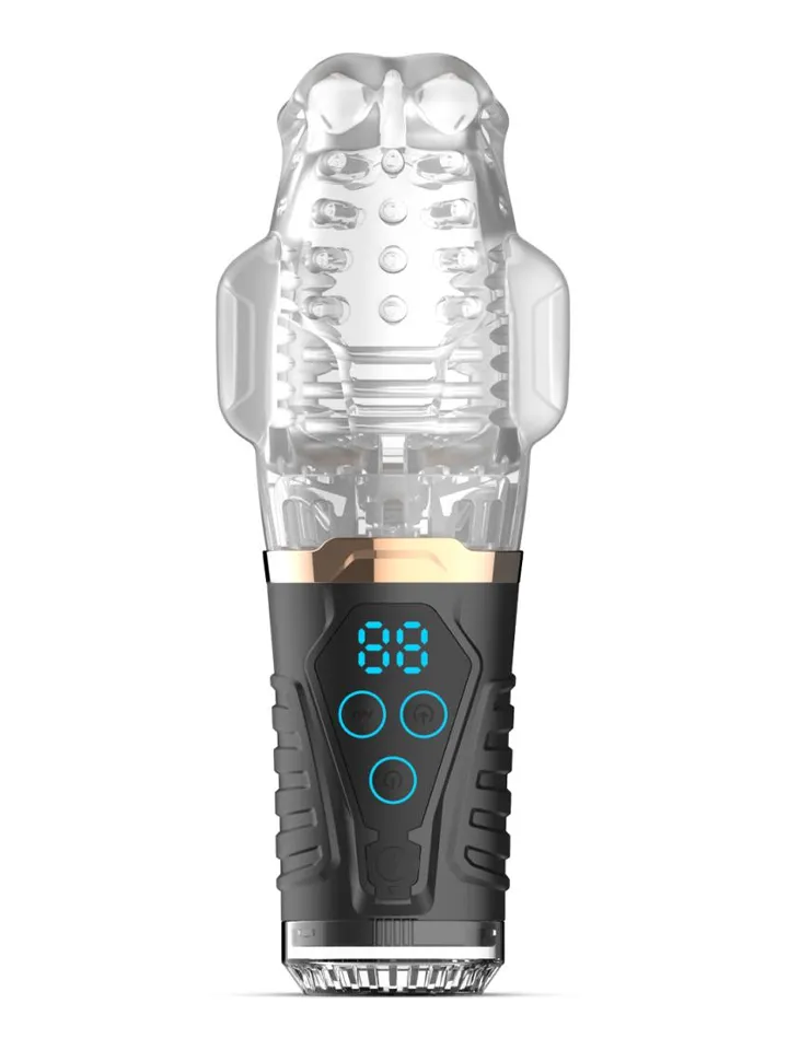 Powerful Suction, Thrusting, Vibrating & Rotations - Masturbator 0