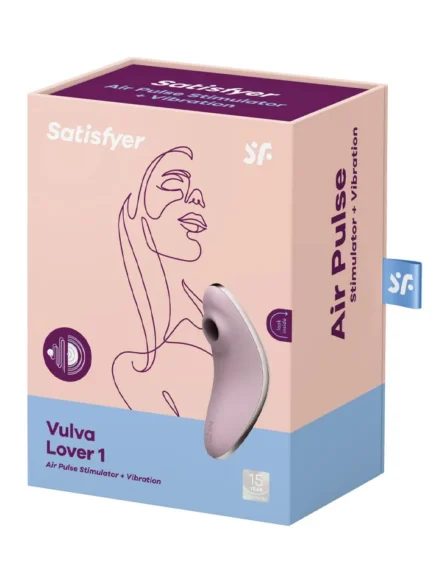 Satisfyer Vulva Lover 1 Violet - Lufttrycksvibrator 0