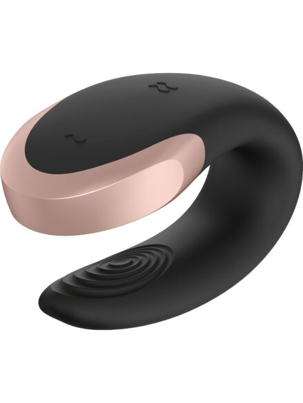 Satisfyer Connect Double Love, Luxury Partner Vibrator, Svart-4
