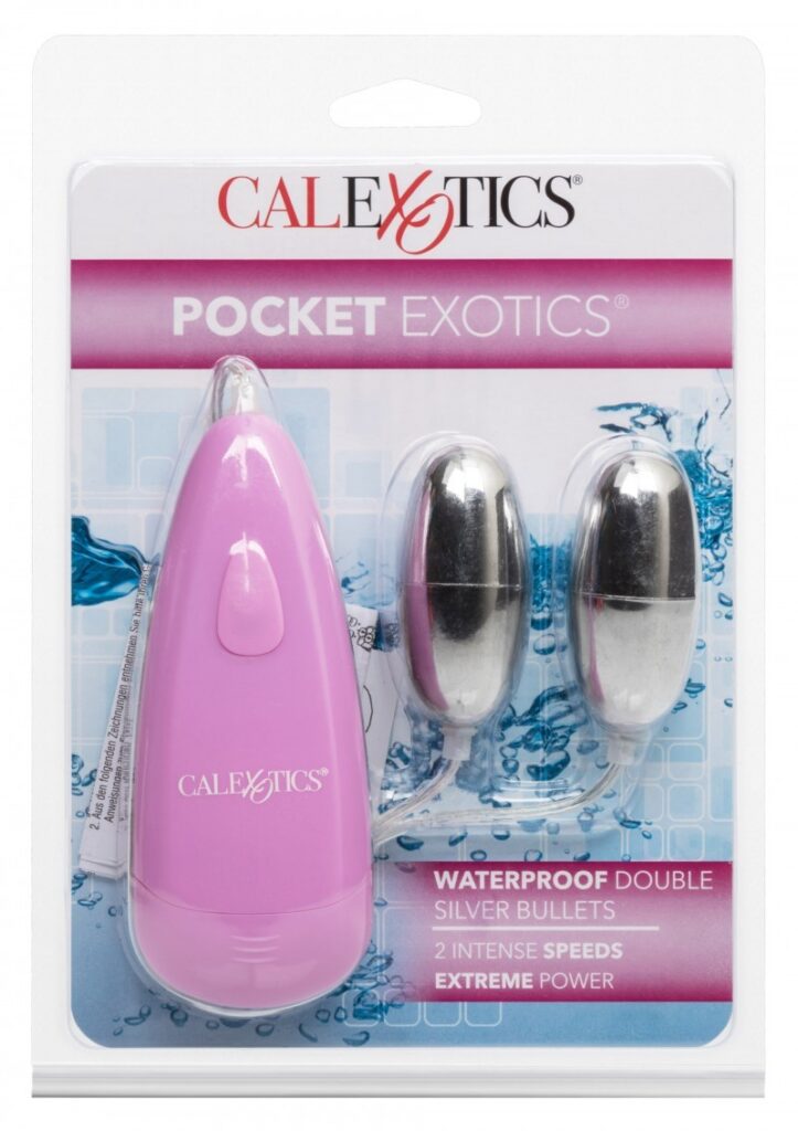 Pocket Waterproof Bullet Double Silver -2