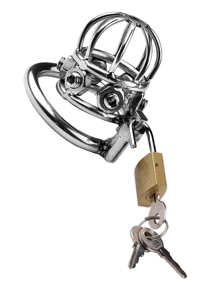 Cocklock Spike Cock Metal Chastity Cage 45 mm - Kyskhetsbur 0
