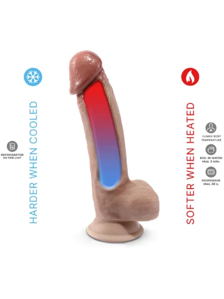 Silex-D Premium Real Skin 17,8 cm - Realistisk dildo 0