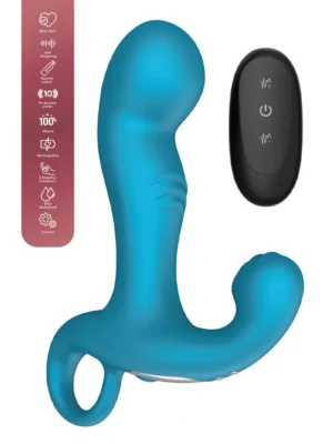 P-spot Tapper Plug Vibrating + Remote - Prostatastimulator 0