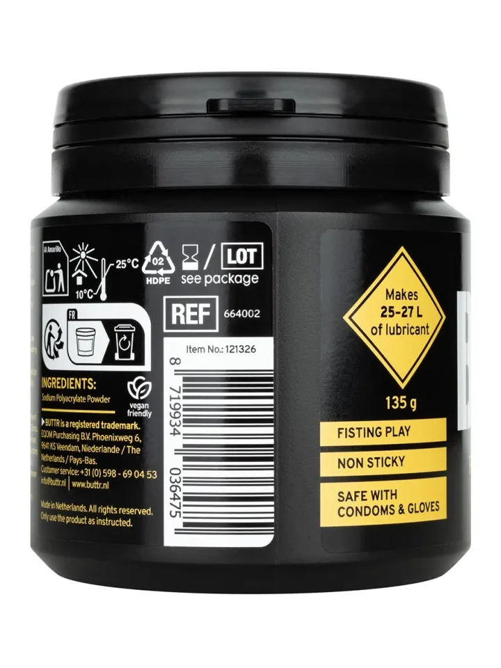 Buttr Powdered Lube Lubricant 135g - Glidmedel anal/fisting 0