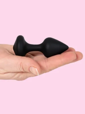 The Best Silicone Beginner Plug Black XS - Analplugg 0