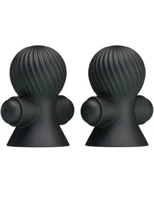 Nipple Suction Vibrator Kit - Nipple suckers med vibration 0
