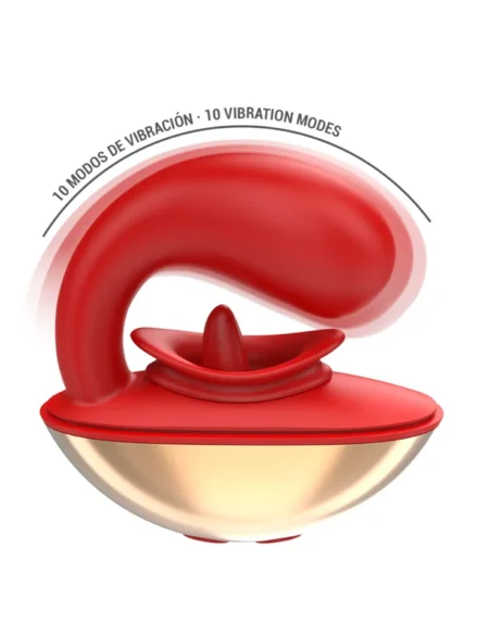 Mariah 10 Vibrations & Stimulator In U Shape - Vibrator 0