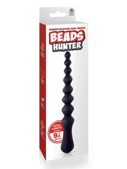Beads Hunter Ribbed Silicone Anal Beads - Analkulor 0
