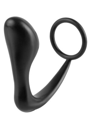 AFC-ASS-GASM COCKRING PLUG BLACK-1