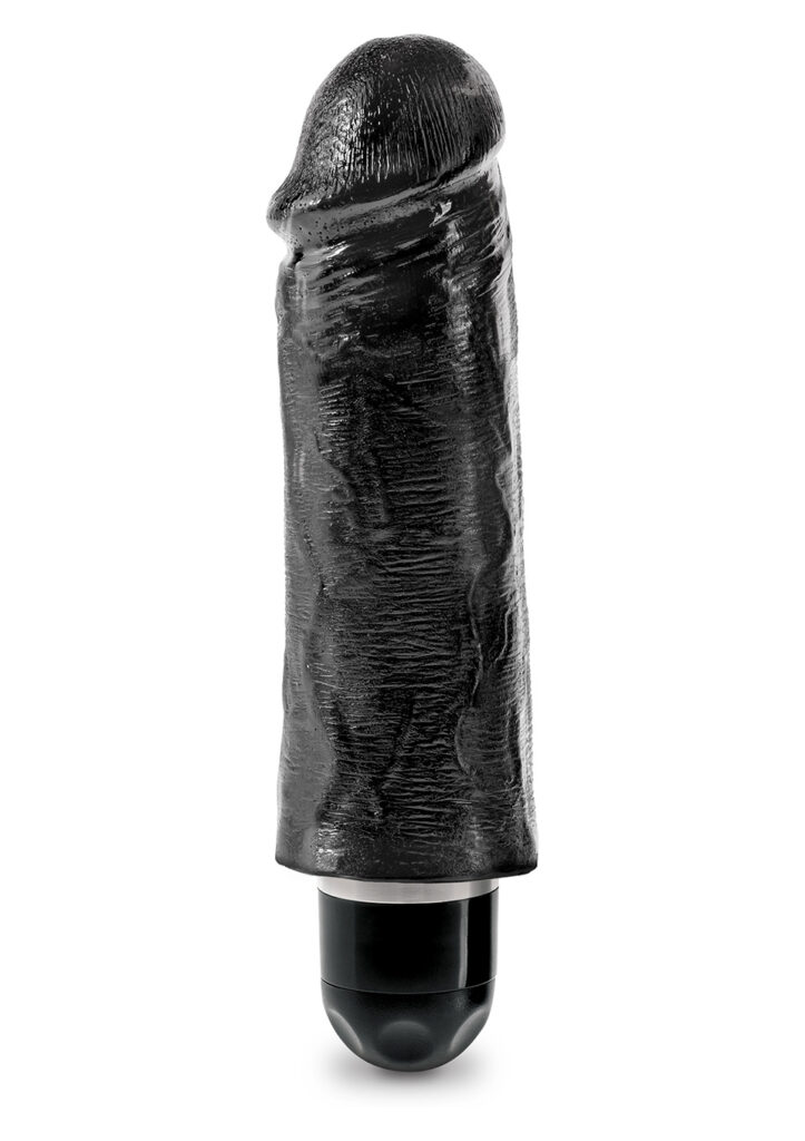 KING COCK 5'' VIBR STIFFY BLACK-1