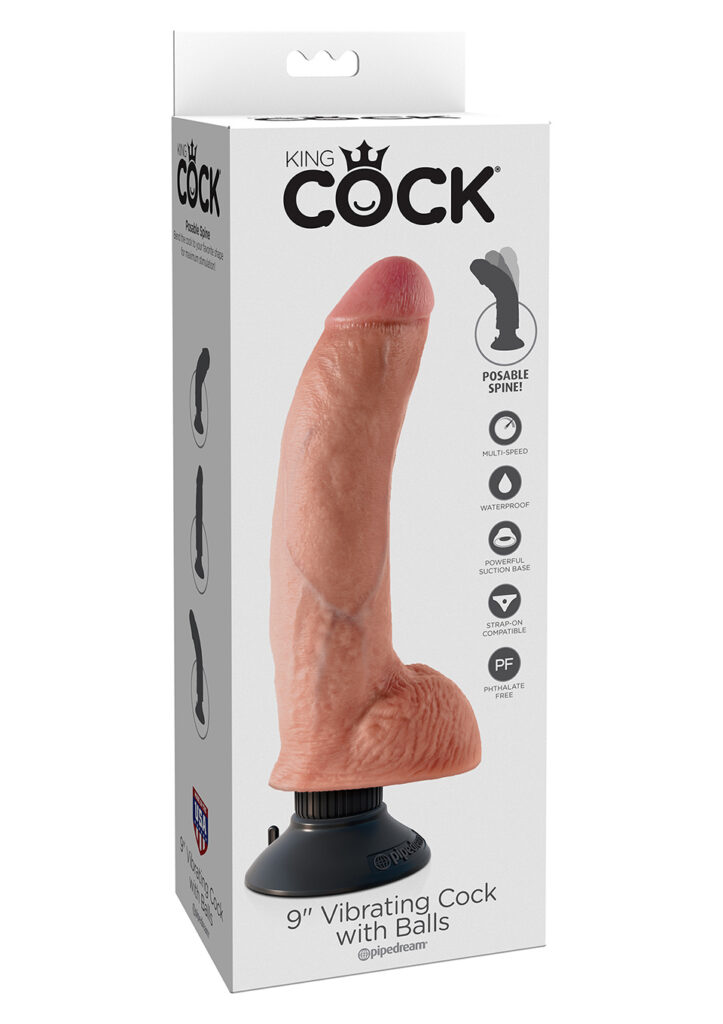 Cock With Balls 9 Inch Flesh-2