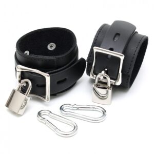 Rimba - Arm cuffs with padlocks and 2 carabine hooks-1