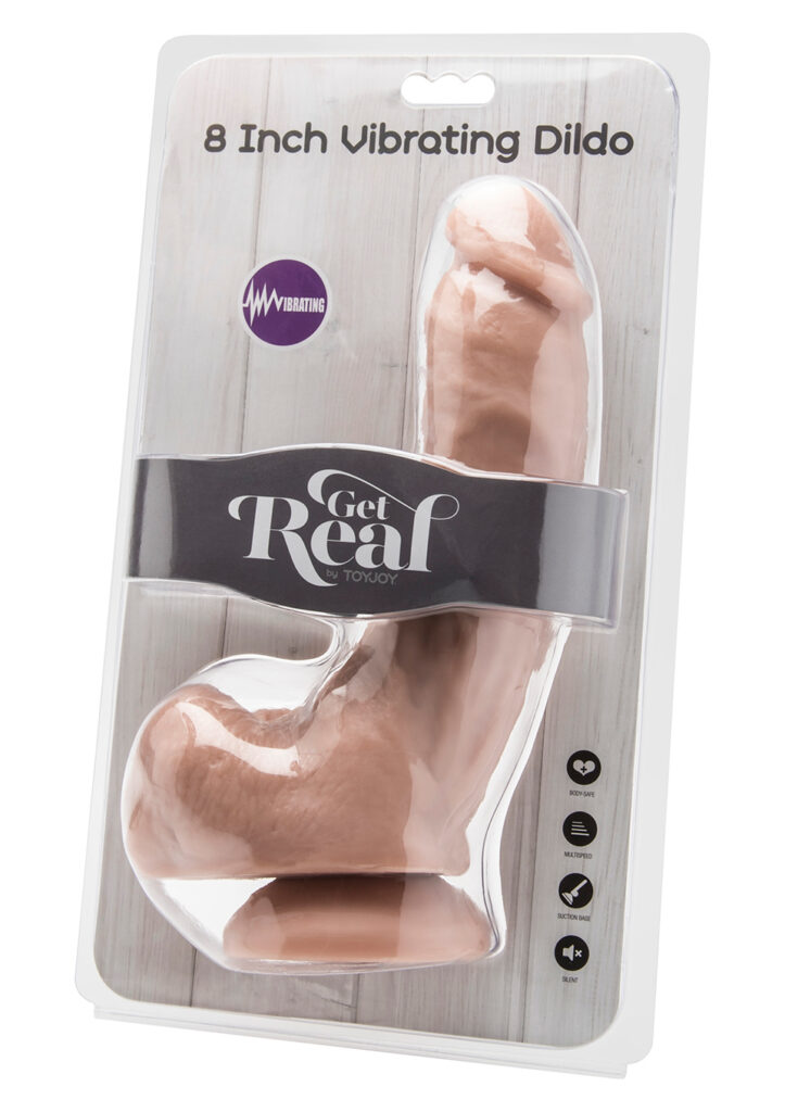 Dildo 20,5 cm with Balls Vibrator-2