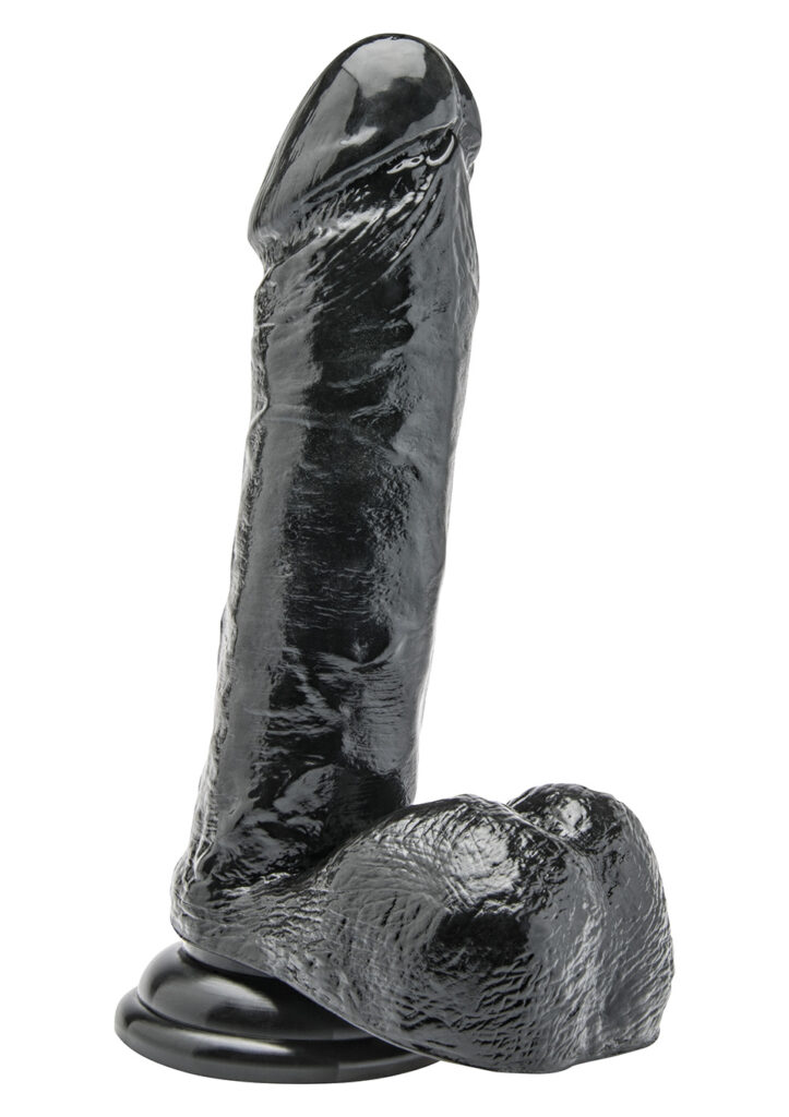 COCK 7 INCH W/ BALLS BLACK-1