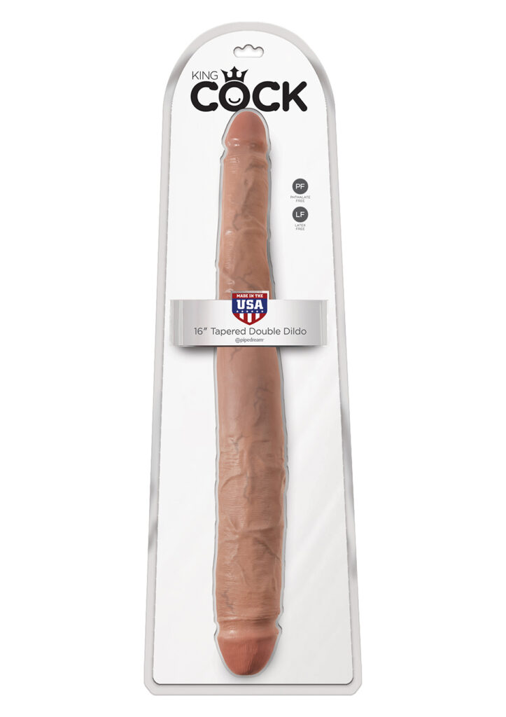 KING COCK 16'' TAPERED DOUBLE DILDO-2