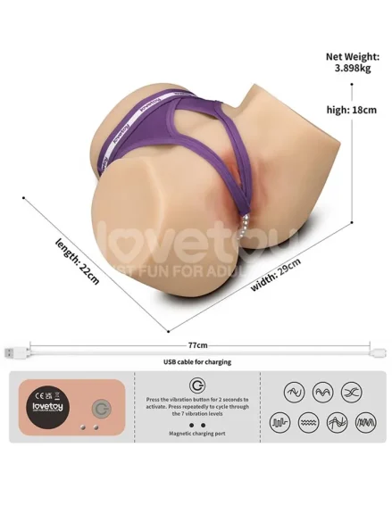 Streetgirls Dual Motor Sensation Pulse 3,9 kg - Sexdocka 0